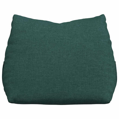Polštář Na Záda Tmavě Zelená 45 X 20 X 35 Cm Textil