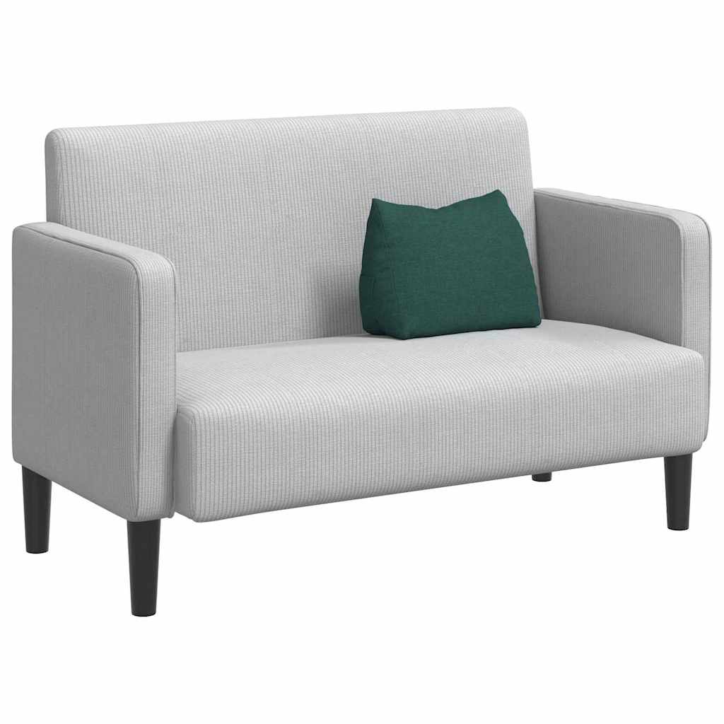 Polštář Na Záda Tmavě Zelená 45 X 20 X 35 Cm Textil