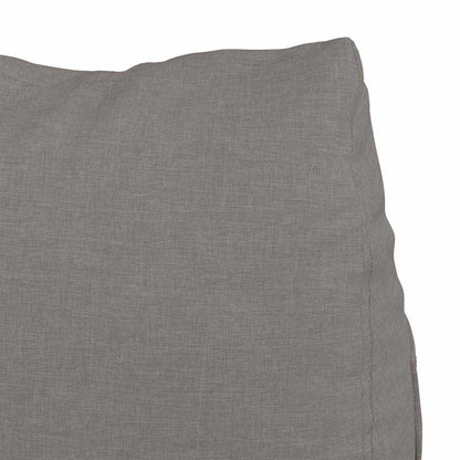 Polštář Na Záda Taupe 45 X 20 X 35 Cm Textil