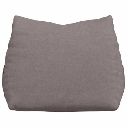 Polštář Na Záda Taupe 45 X 20 X 35 Cm Textil