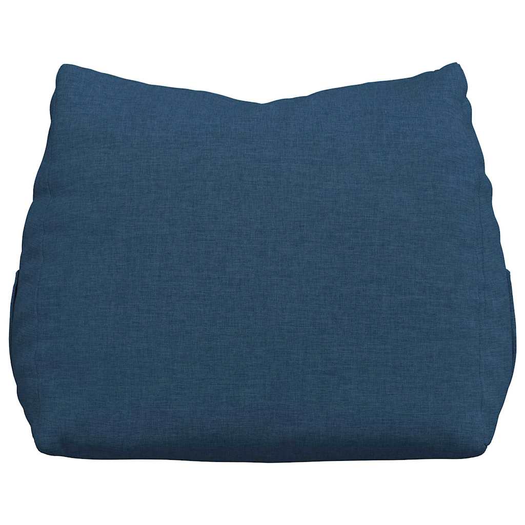 Polštář Na Záda Modrá 45 X 20 X 35 Cm Textil
