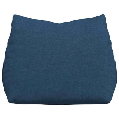 Polštář Na Záda Modrá 45 X 20 X 35 Cm Textil