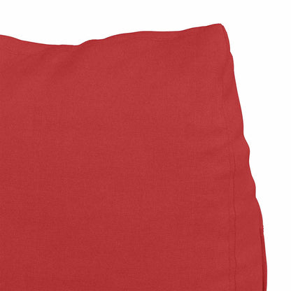 Polštář Na Záda Červená 45 X 20 X 35 Cm Textil