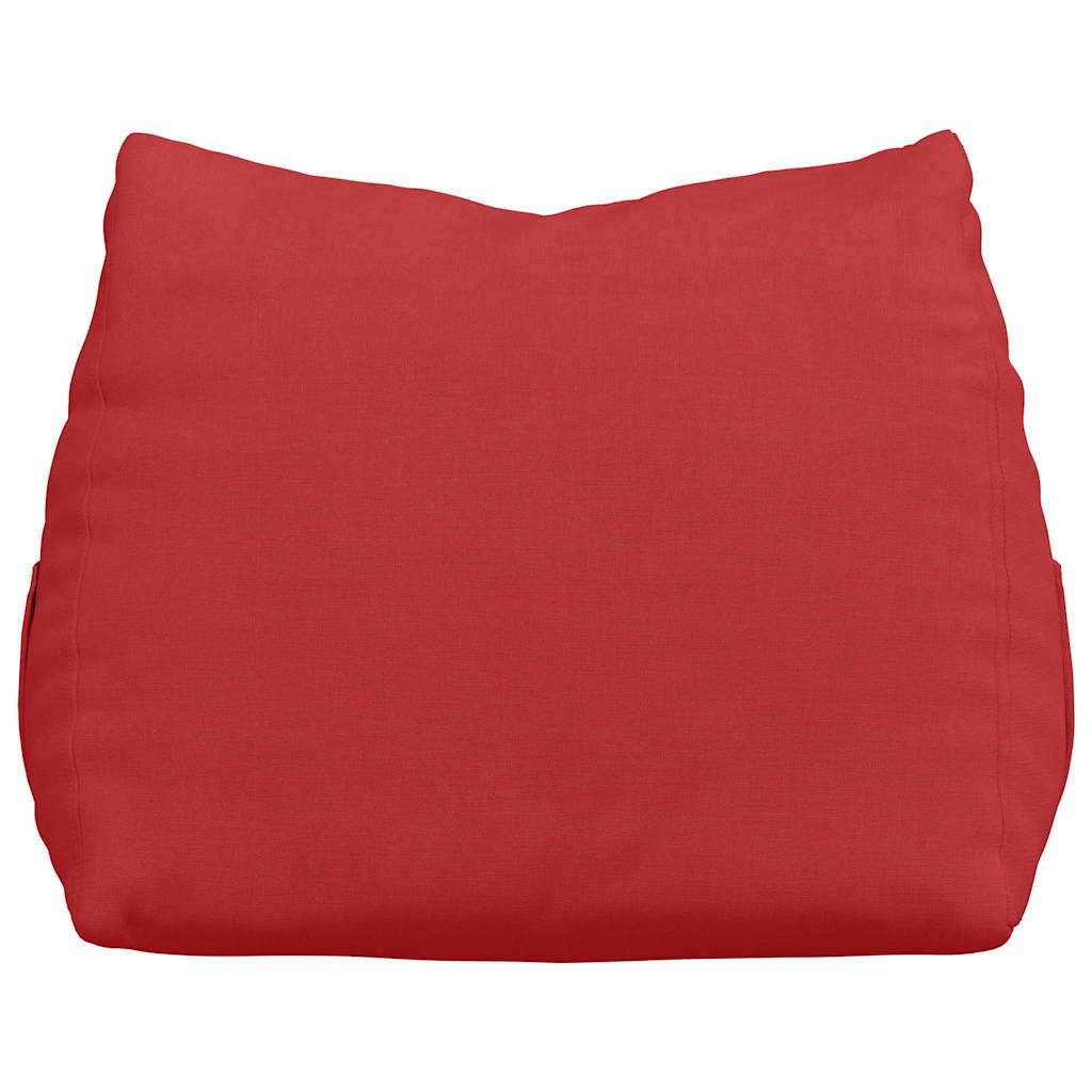 Polštář Na Záda Červená 45 X 20 X 35 Cm Textil
