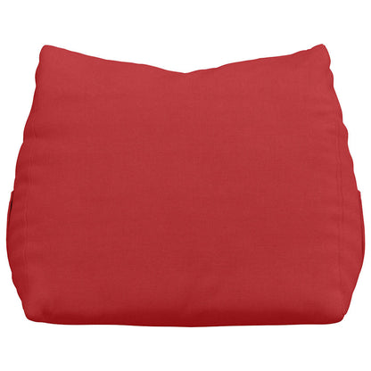 Polštář Na Záda Červená 45 X 20 X 35 Cm Textil