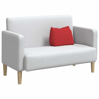 Polštář Na Záda Červená 45 X 20 X 35 Cm Textil