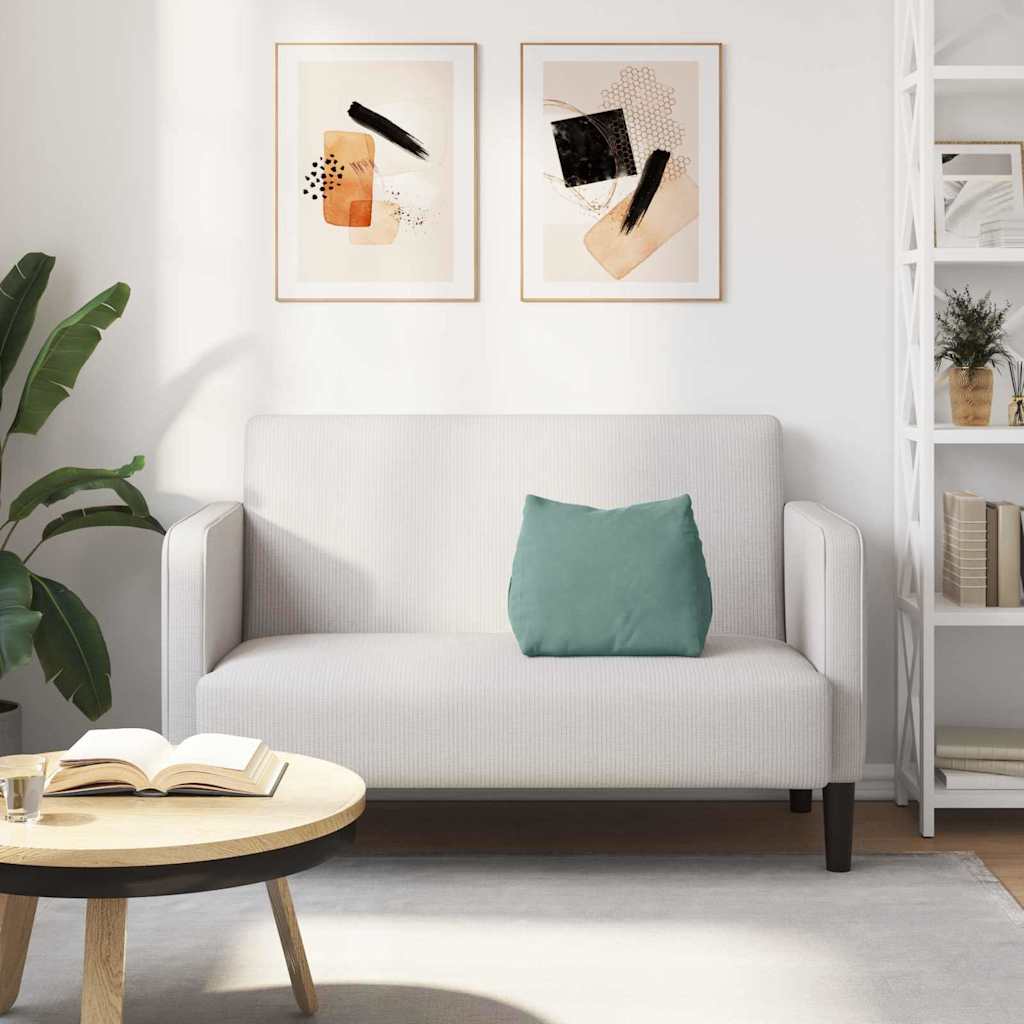 Polštář Na Záda Mořská Zelená 45 X 20 X 35 Cm Žebrovaná Látka