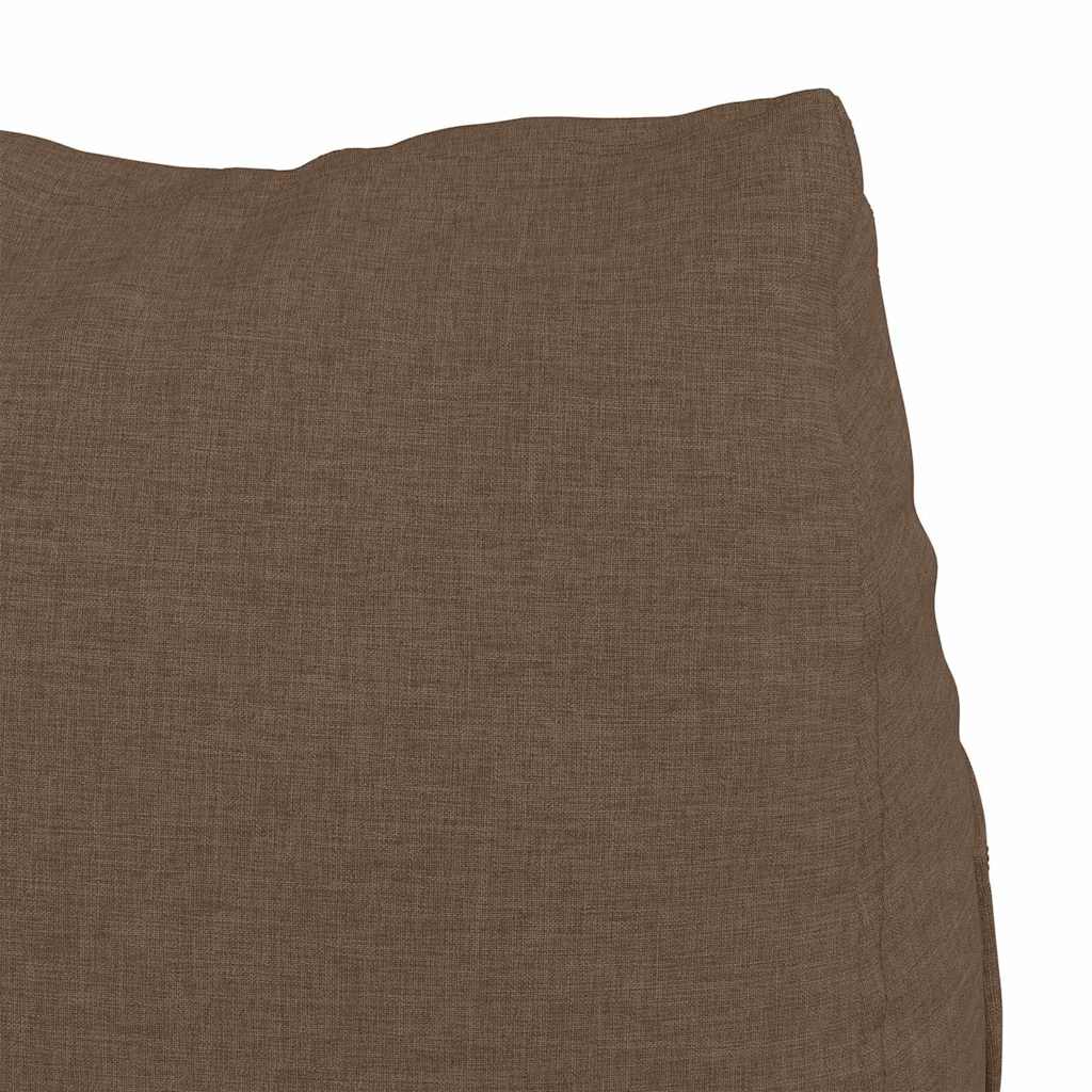 Polštář Na Záda Hnědá 60 X 20 X 50 Cm Textil