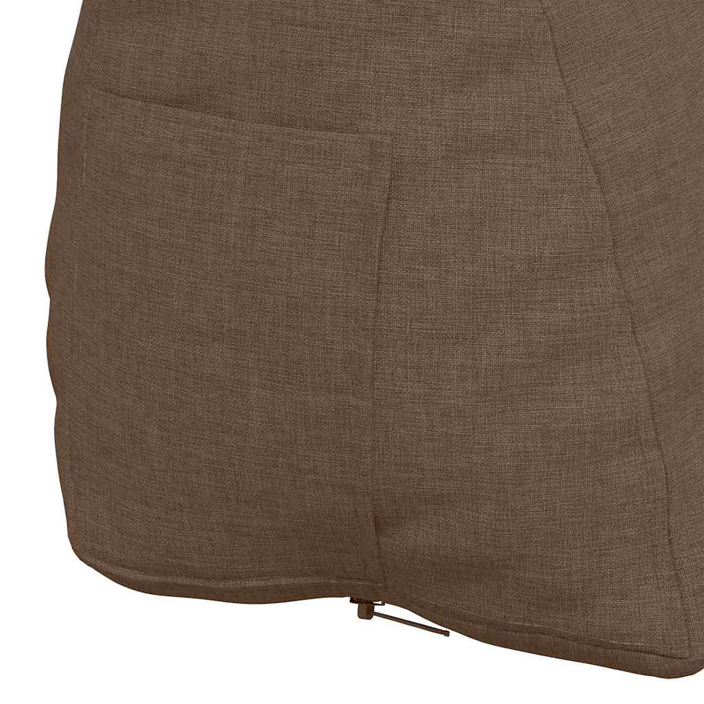 Polštář Na Záda Hnědá 60 X 20 X 50 Cm Textil