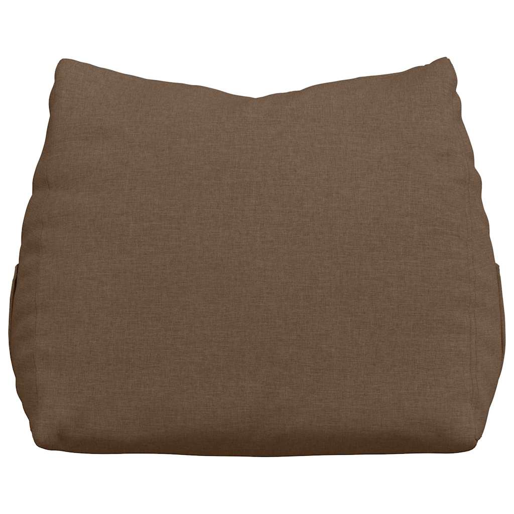 Polštář Na Záda Hnědá 60 X 20 X 50 Cm Textil