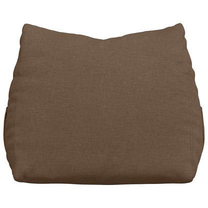 Polštář Na Záda Hnědá 60 X 20 X 50 Cm Textil