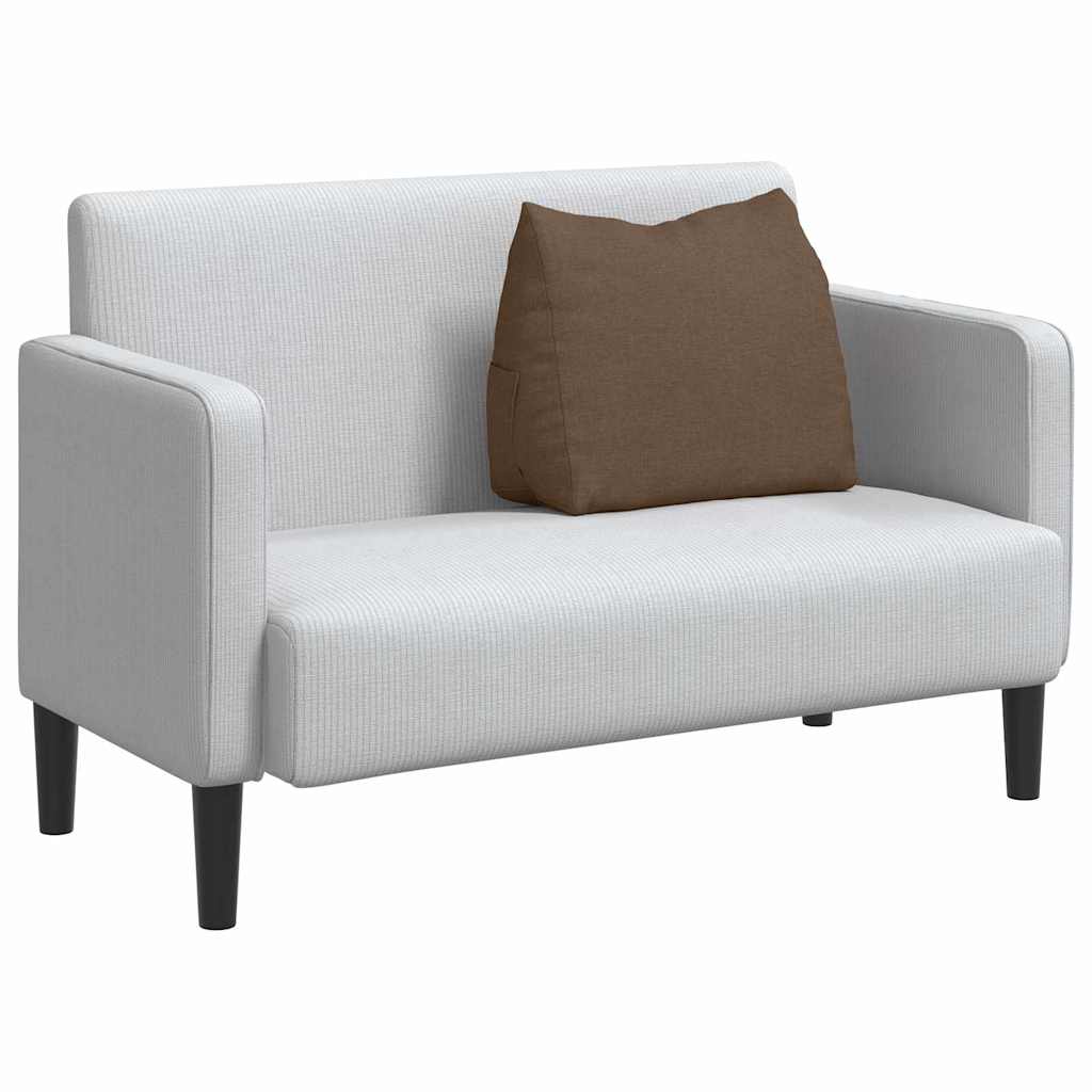 Polštář Na Záda Hnědá 60 X 20 X 50 Cm Textil