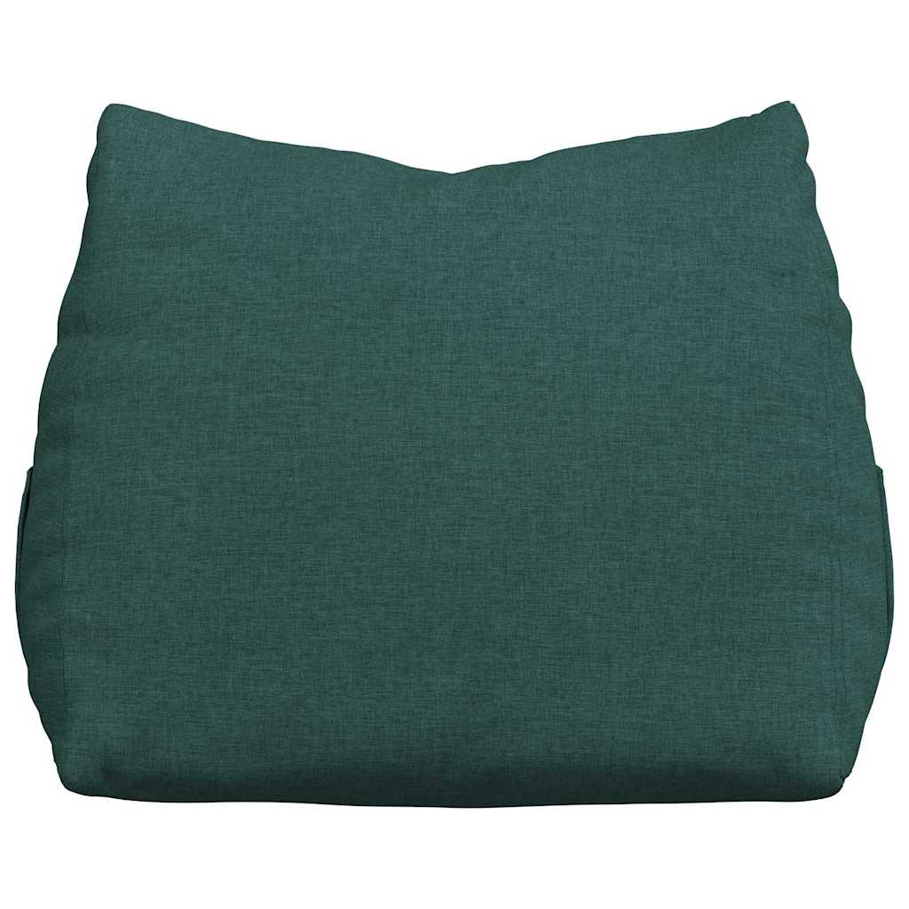 Polštář Na Záda Tmavě Zelená 60 X 20 X 50 Cm Textil