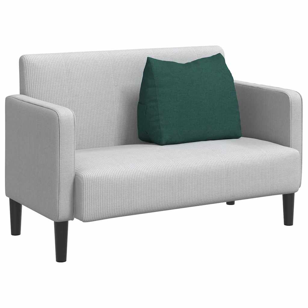 Polštář Na Záda Tmavě Zelená 60 X 20 X 50 Cm Textil