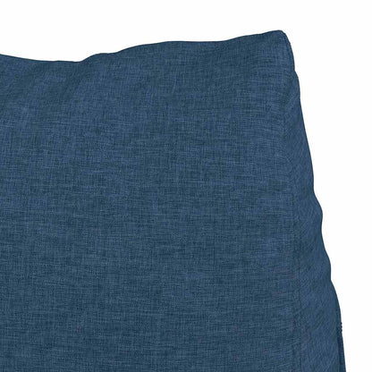 Polštář Na Záda Modrá 60 X 20 X 50 Cm Textil