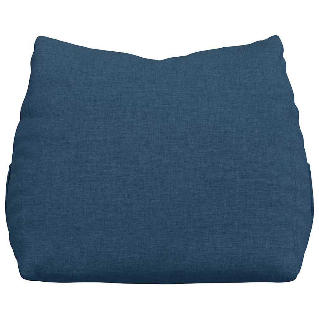 Polštář Na Záda Modrá 60 X 20 X 50 Cm Textil