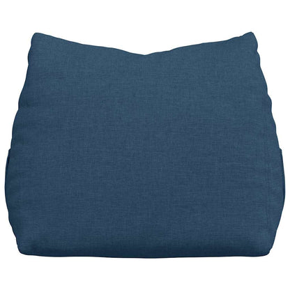 Polštář Na Záda Modrá 60 X 20 X 50 Cm Textil