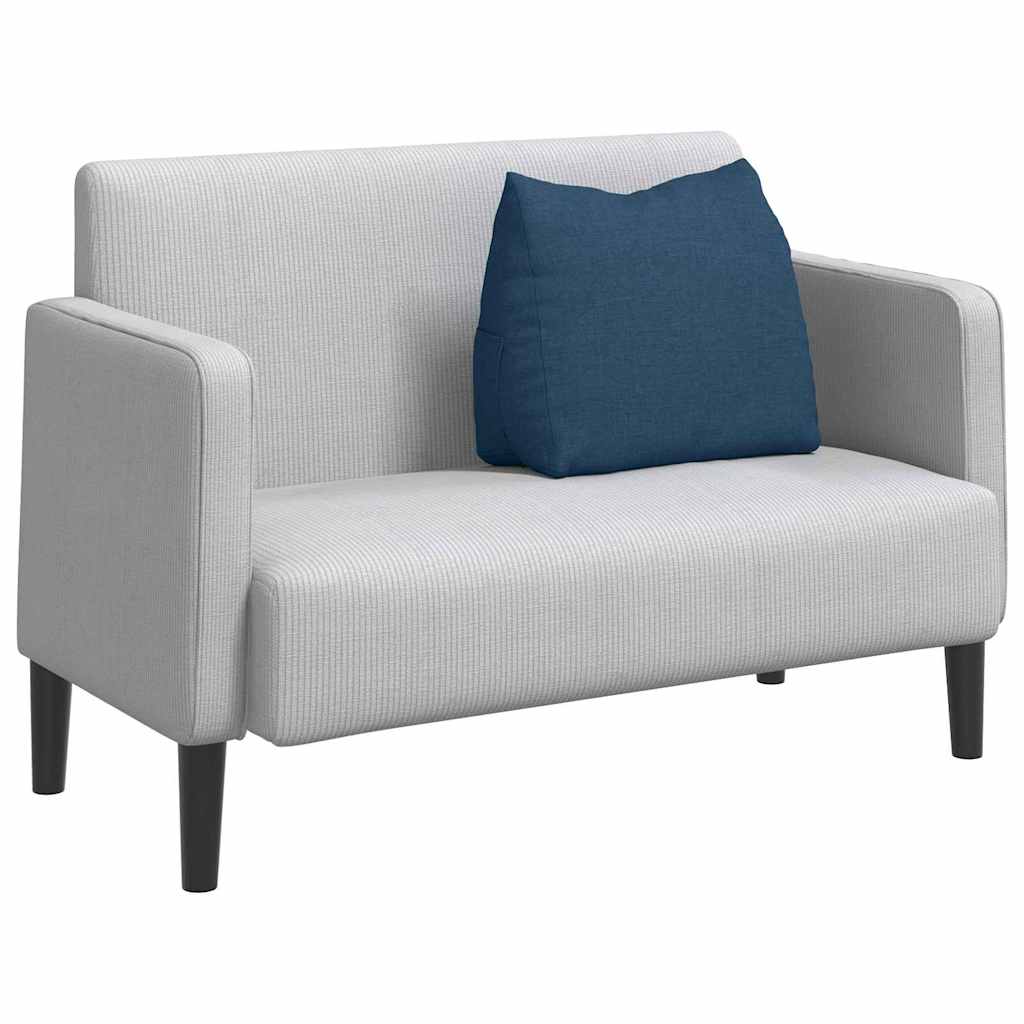 Polštář Na Záda Modrá 60 X 20 X 50 Cm Textil