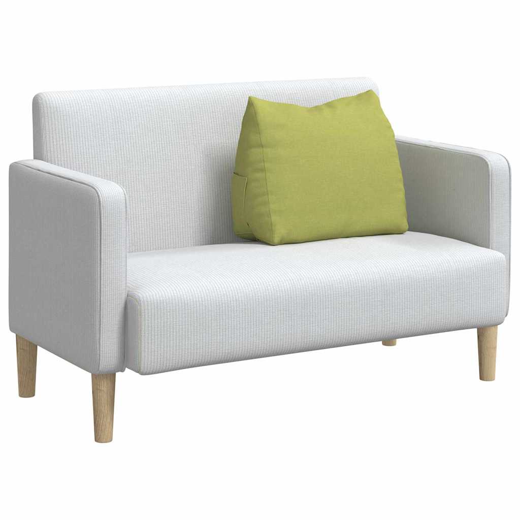 Polštář Na Záda Světlá Zelená 60 X 20 X 50 Cm Textil