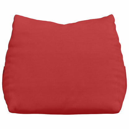 Polštář Na Záda Červená 60 X 20 X 50 Cm Textil