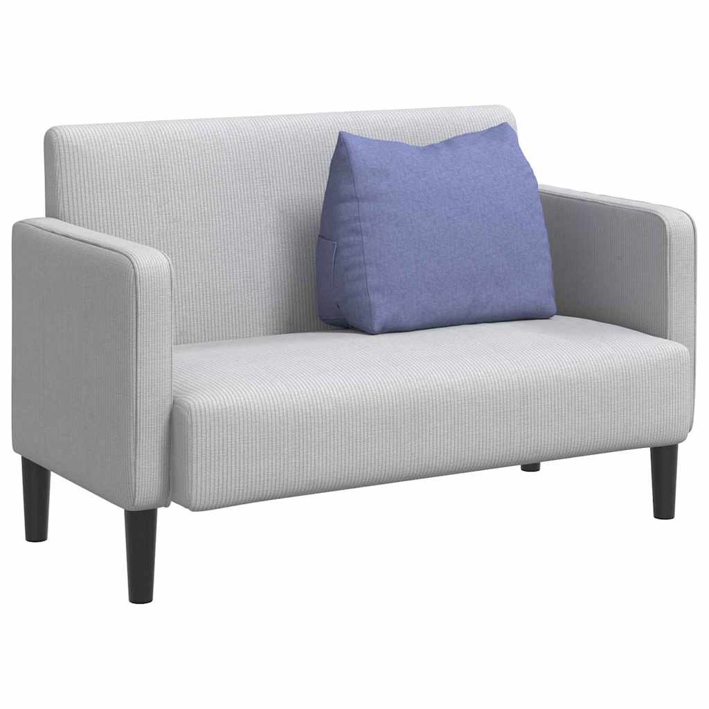 Polštář Na Záda Modrá Džínovina 60 X 20 X 50 Cm Textil