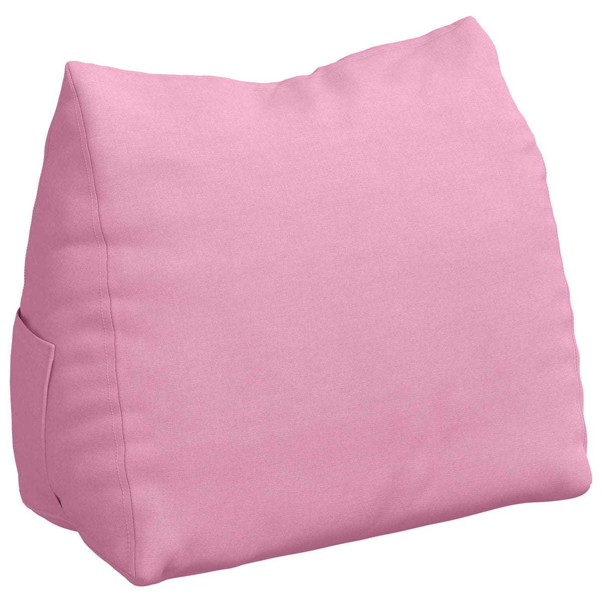 Polštář Na Záda Růžová 60 X 20 X 50 Cm Textil