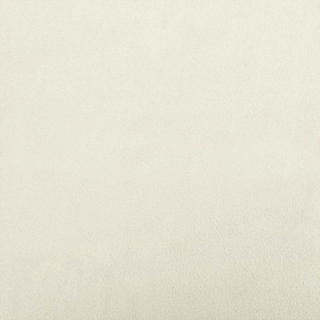 Polštář Na Záda Krémová 60 X 20 X 50 Cm Žebrovaná Látka