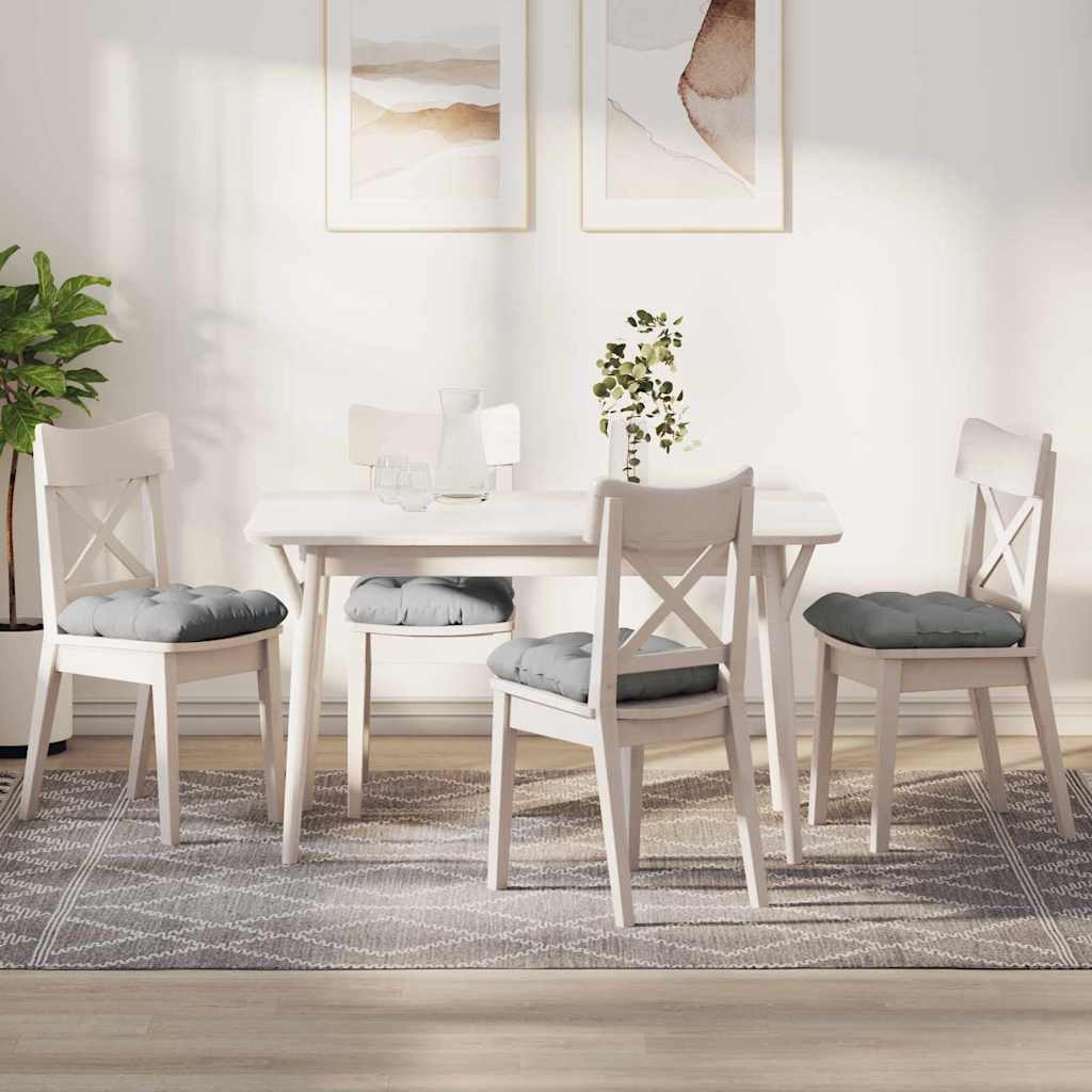Polštáře Na Sedadla 4 Ks Textil 40 X 40 X 12 Cm