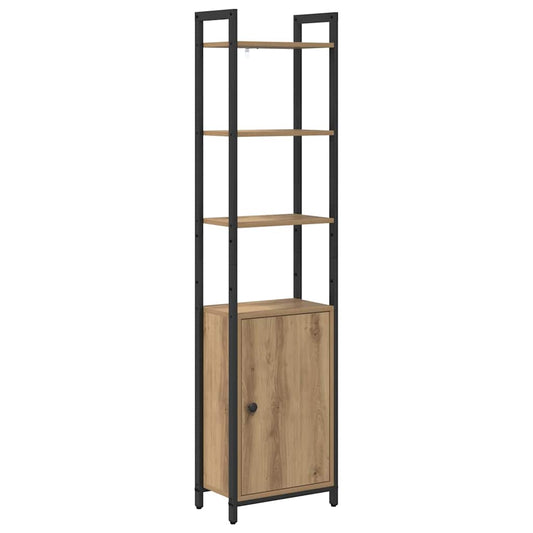 Knihovna 6 Úrovní 40 X 24 X 161 Cm Kompozitní Dřevo