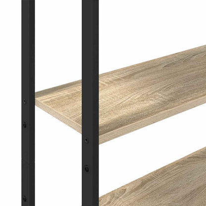 Knihovna 6 Úrovní 60 X 24 X 161 Cm Kompozitní Dřevo Sonoma Dub