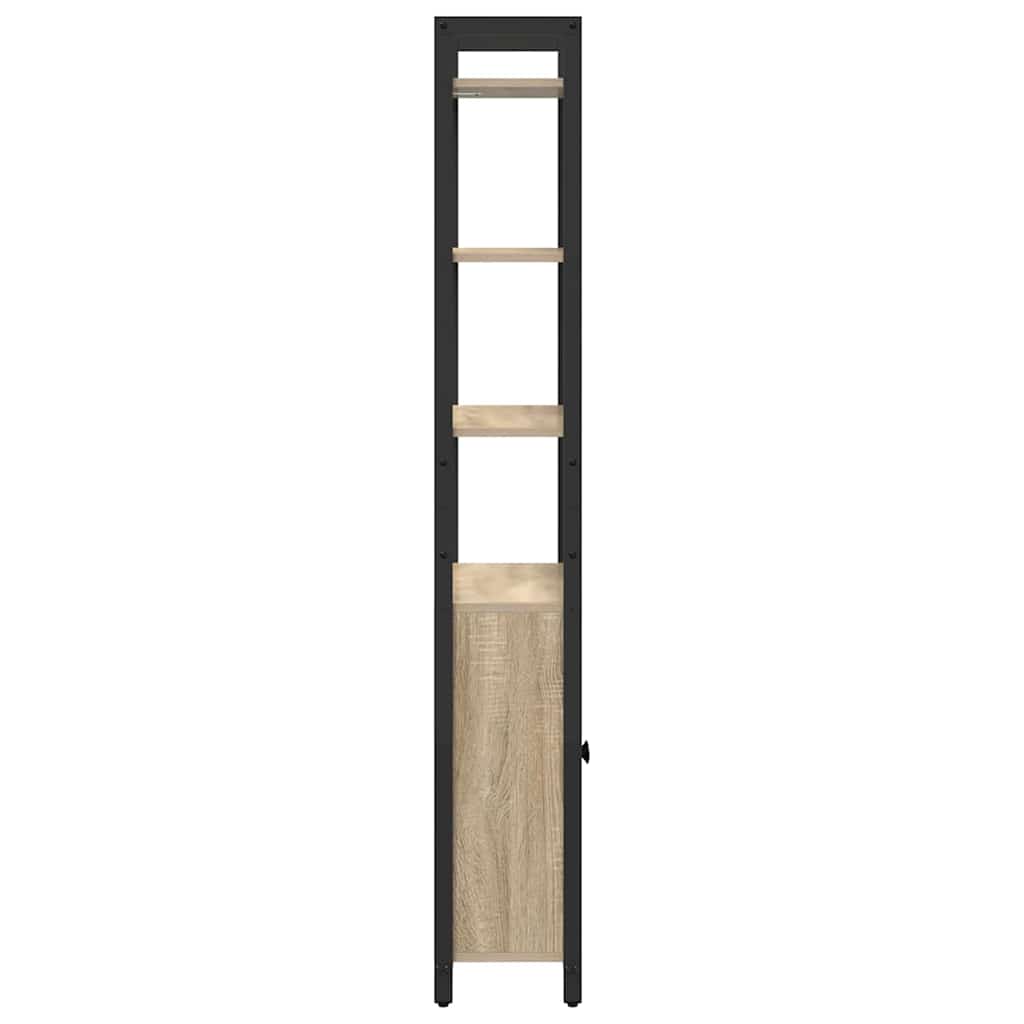 Knihovna 6 Úrovní 60 X 24 X 161 Cm Kompozitní Dřevo Sonoma Dub