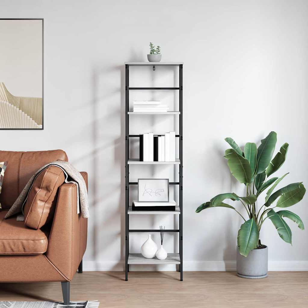 Knihovna 4 Úrovní 40 X 29,5 X 149 Cm Kompozitní Dřevo