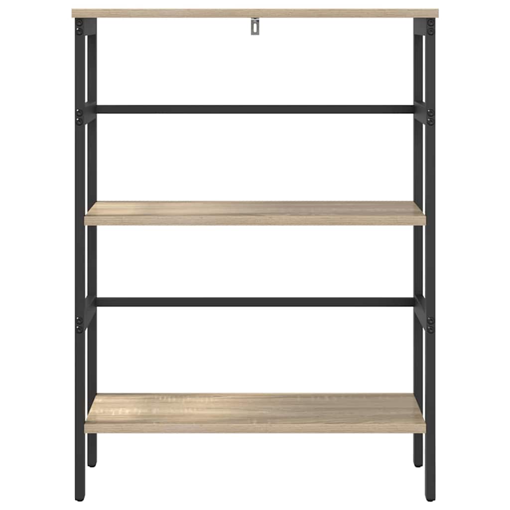 Knihovna 2 Úrovní 60 X 29,5 X 81 Cm Kompozitní Dřevo Sonoma Dub