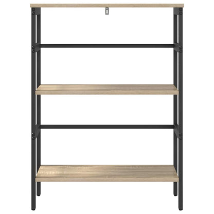Knihovna 2 Úrovní 60 X 29,5 X 81 Cm Kompozitní Dřevo Sonoma Dub