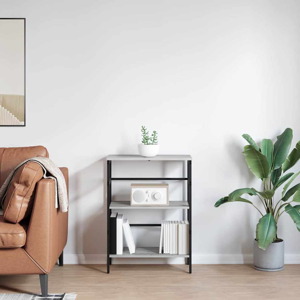 Knihovna 2 Úrovní 60 X 29,5 X 81 Cm Kompozitní Dřevo