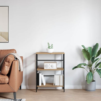 Knihovna 2 Úrovní 60 X 29,5 X 81 Cm Kompozitní Dřevo