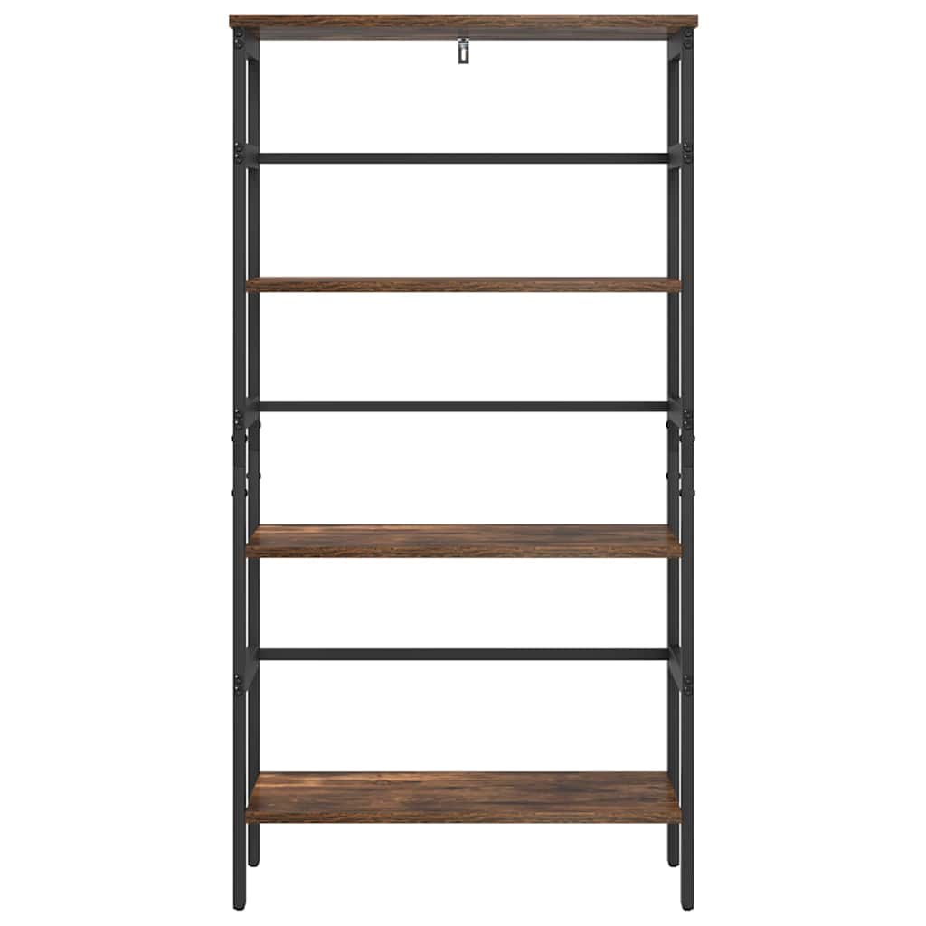 Knihovna 3 Úrovní 60 X 29,5 X 115 Cm Kompozitní Dřevo