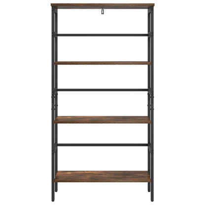 Knihovna 3 Úrovní 60 X 29,5 X 115 Cm Kompozitní Dřevo