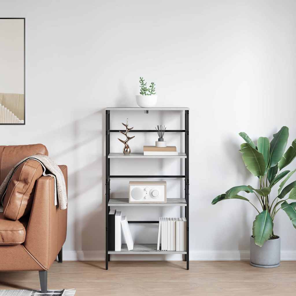 Knihovna 3 Úrovní 60 X 29,5 X 115 Cm Kompozitní Dřevo