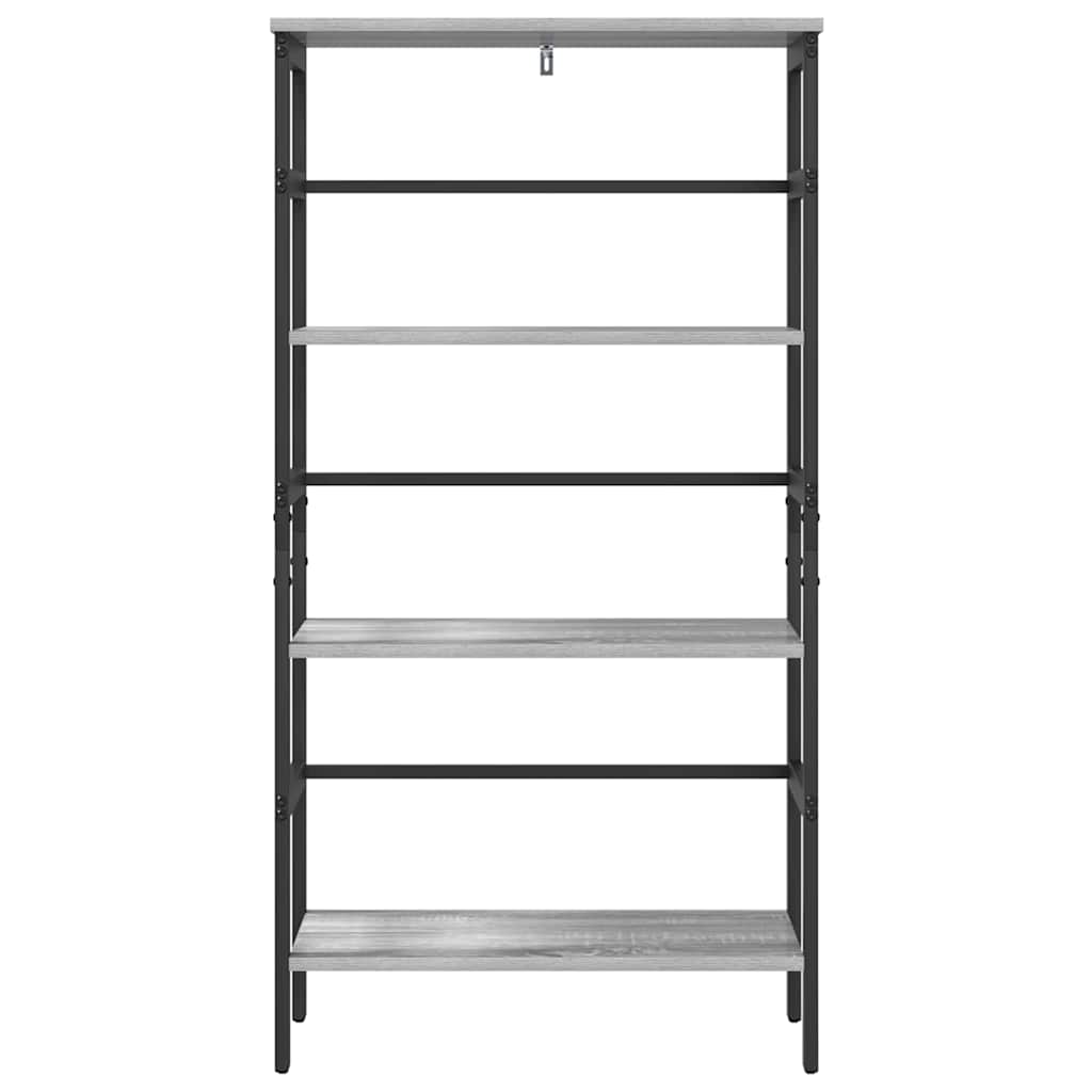 Knihovna 3 Úrovní 60 X 29,5 X 115 Cm Kompozitní Dřevo