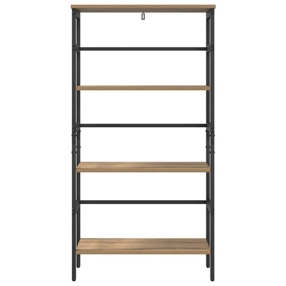 Knihovna 3 Úrovní 60 X 29,5 X 115 Cm Kompozitní Dřevo