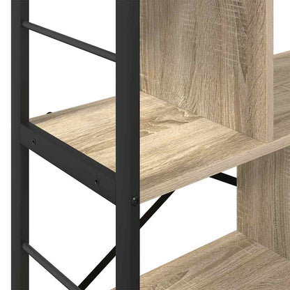 Knihovna 5 Úrovní 75 X 30 X 91 Cm Kompozitní Dřevo Sonoma Dub