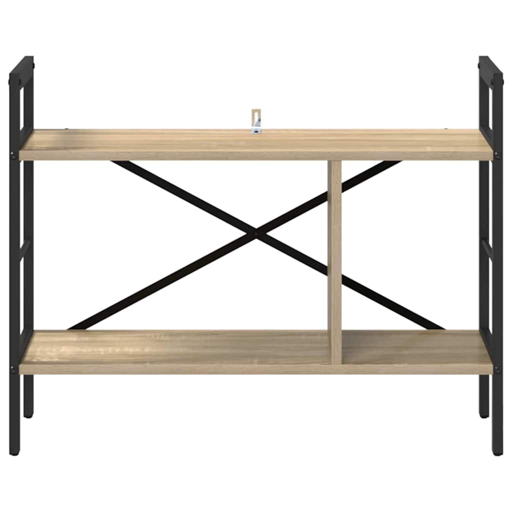 Knihovna 3 Úrovní 75 X 30 X 58,5 Cm Kompozitní Dřevo Sonoma Dub