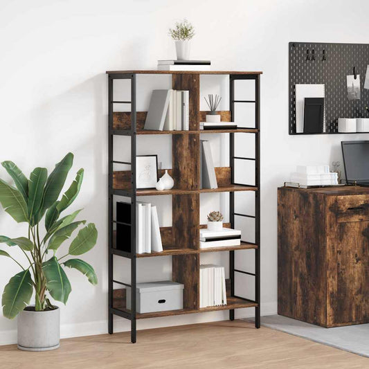 Knihovna 8 Úrovní 82 X 32 X 144,5 Cm Kompozitní Dřevo