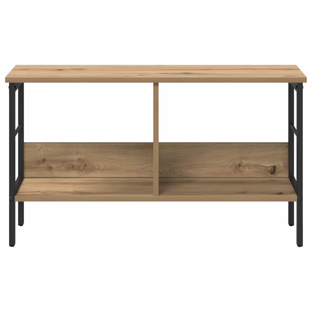 Knihovna 2 Úrovní 82 X 32 X 47 Cm Kompozitní Dřevo
