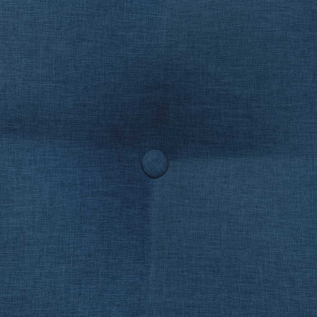 Polštář Na Záda Modrá 45 X 24 X 50 Cm Textil
