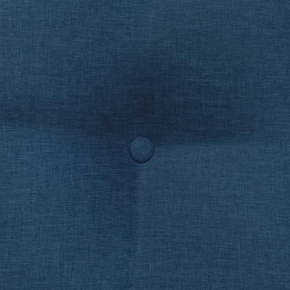 Polštář Na Záda Modrá 45 X 24 X 50 Cm Textil