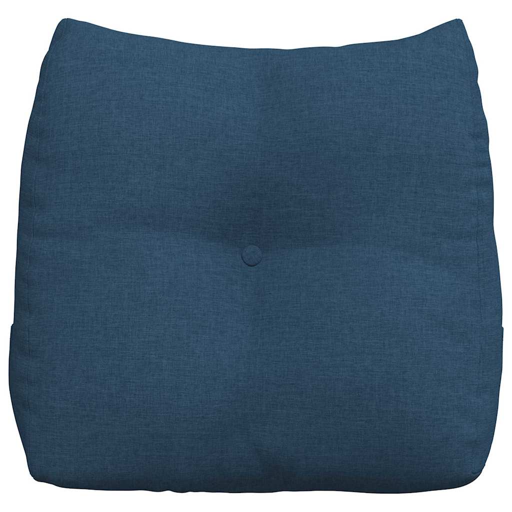 Polštář Na Záda Modrá 45 X 24 X 50 Cm Textil