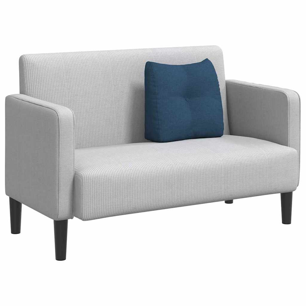Polštář Na Záda Modrá 45 X 24 X 50 Cm Textil