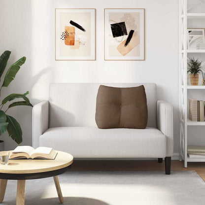 Polštář Na Záda Hnědá 60 X 24 X 50 Cm Textil